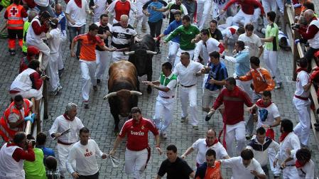 Sexto encierro de San Ferm&iacute;n 12