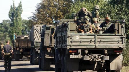 Seg&uacute;n las milicias prorrusas la ciudad de Lugansk ha sido casi destruida