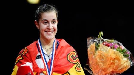 Carolina Mar&iacute;n, campeona del mundo de b&aacute;dminton