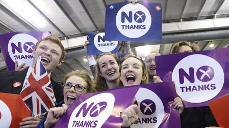 El 'no' a la independencia se impone en la consulta de Escocia