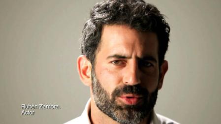 El actor navarro Rubén Zamora quiere trabajar en su país