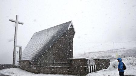 El Pirineo y el centro de Navarra, en alerta hoy por nieve a 500 metros