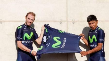Valverde y Quintana, líderes del Movistar