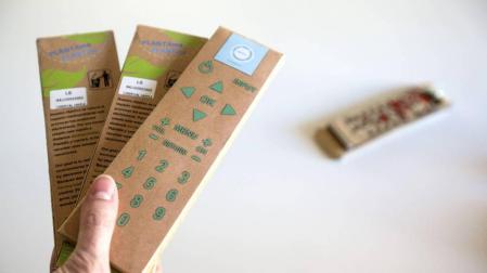 Crean el primer mando de televisión biodegradable