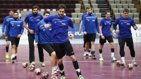 La selección se entrenó este jueves