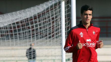 Mikel Merino, en Tajonar