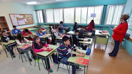 Alumnos del IES Julio Caro Baroja de Pamplona