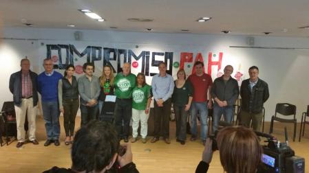 Varios partidos navarros firman el documento 'Compromiso PAH'