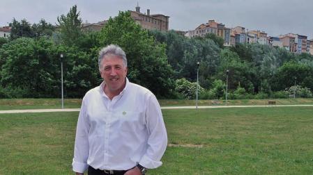 Joseba Asiron Saez, candidato de EH Bildu al Ayuntamiento de Pamplona.