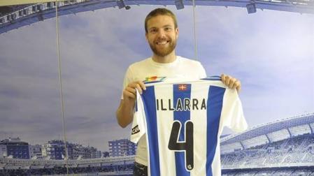 Illarramendi, con la camiseta de la Real Sociedad.
