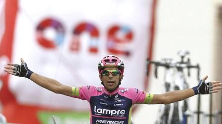 El portugués Nelson Oliveira gana en Tarazona y Aru sigue líder