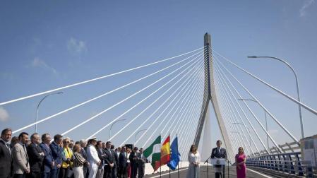 Inaugurado el puente diseñado por el navarro Javier Manterola en Cádiz