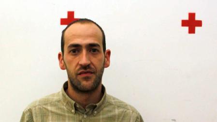 El delegado de Cruz Roja Navarra, Raúl Ecay, regresa de Grecia