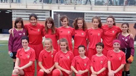 Selección femenina sub12 de Navarra.