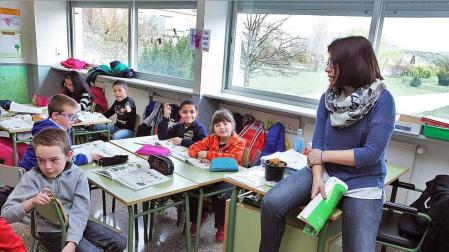 El centro pamplonés protagoniza el 'Cole a cole' del Diario Escolar de la semana del 25 de abril de 2016.