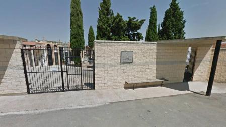 Cementerio de Fustiñana, donde ha tenido lugar el homenaje.