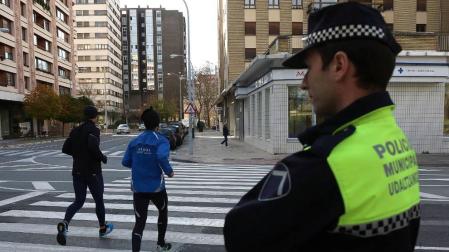 Dos heridos leves y siete accidentes de tráfico el martes en Pamplona