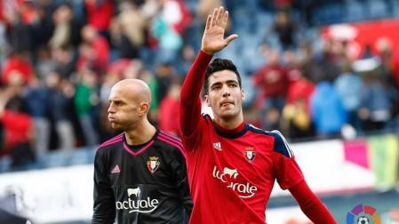 Mikel Merino, contra el Numancia.