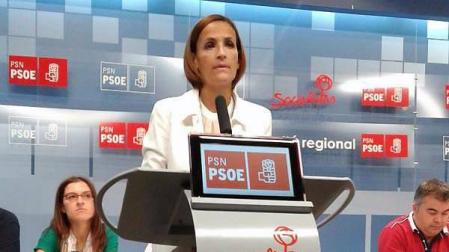 María Chivite critica la "debilidad" de Uxue Barkos