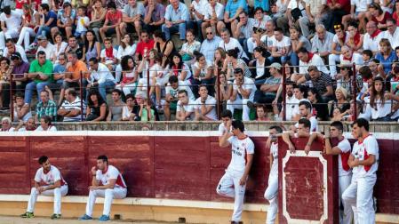 Tafalla reparará con urgencia la cubierta de los palcos de la plaza de toros