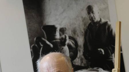 Antonio López, en el taller 'Maestros de la figuración'