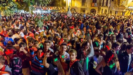 La música de peñas y txoznas, de las 4 a las 6 de la madrugada