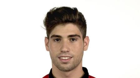 Julen Arellano, con el Athletic.