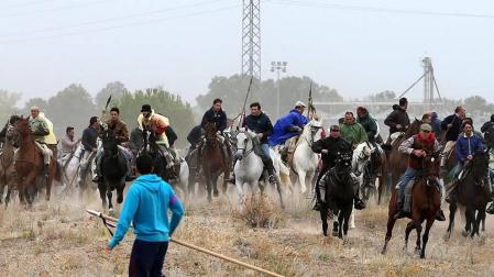 Imágenes del festejo celebrado en la localidad castellanoleonesa y de los enfrentamientos entre partidarios y detractores.