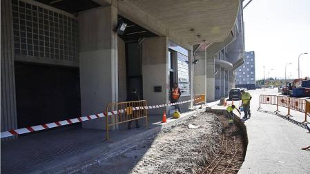 La entrada de El Sadar se amplía