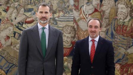 El Rey recibe a Esparza, que expone la visión de UPN sobre el momento político