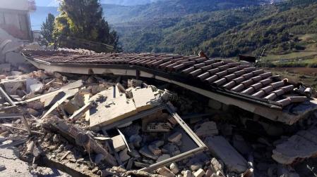 Imágenes del seísmo que ha afectado a la zona central de Italia.