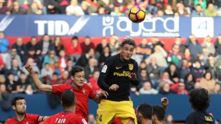 Imágenes del partido disputado este domingo en El Sadar.