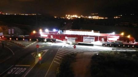 El megaconvoy culmina con éxito la segunda etapa