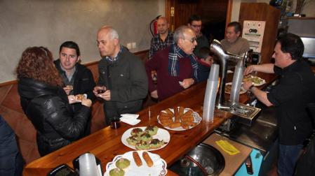 Degustación de pinchos en Tudela por el programa 'Inverduras'