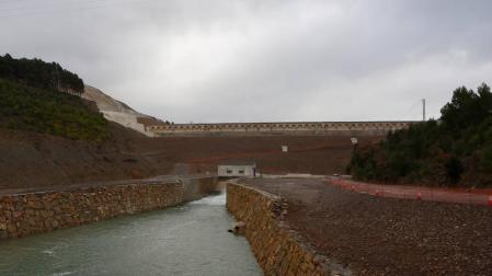 La ladera de Yesa se mueve en más puntos y la CHE no ve cambios en la estabilidad