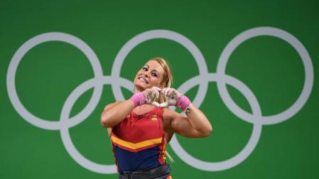 La halterófila española Lidia Valentín.