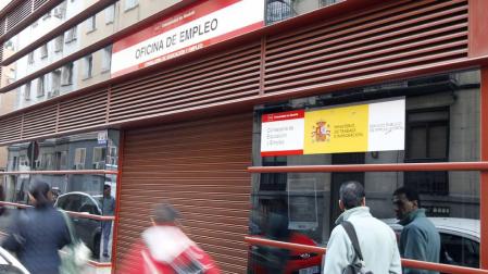 Una Oficina de Empleo de Madrid.
