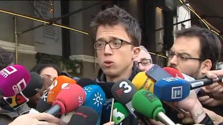 Errejón desea "suerte" a Irene Montero como nueva portavoz de Unidos Podemos