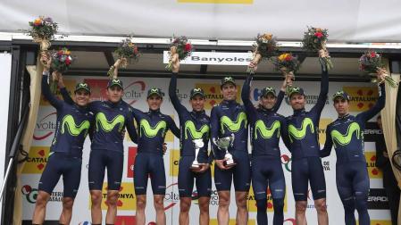 La UCI sanciona al Movistar con un 1 minuto y Valverde pierde el liderato
