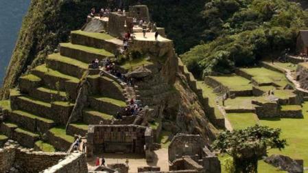 Vista del Machu Picchu, Perú.