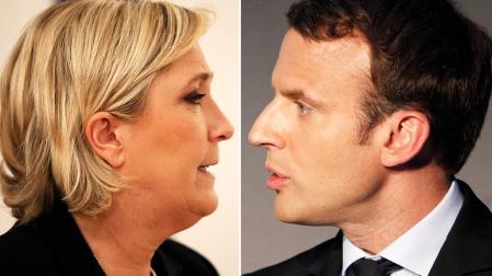 Macron y Le Pen ganarían en Francia, según los sondeos a pie de urna