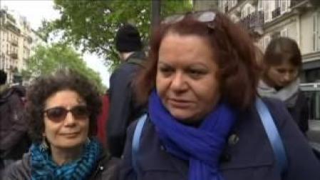 Primera protesta contra Macron tras ser elegido presidente