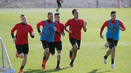 Osasuna disfrutará de 2 días de descanso tras una exigente sesión en Tajonar