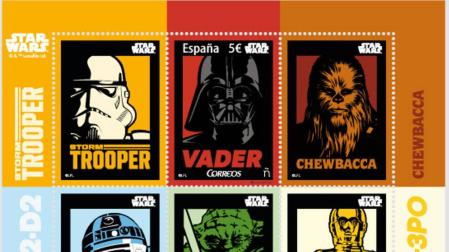 Correos lanza en colaboración con Disney un sello dedicado a 'Star Wars'