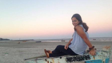 Una profesora navarra en Mozambique