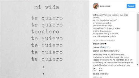 El novio de David Delfín se despide: "Mi vida, te quiero, te quiero, te quiero, te quiero..."
