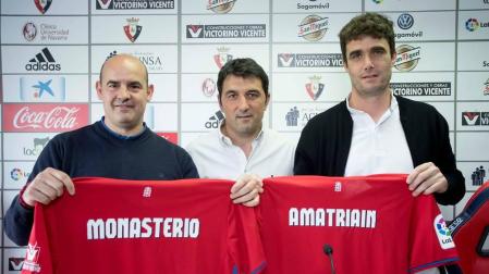 Osasuna presenta a Sergio Amatriain