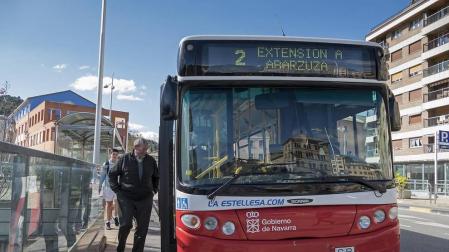 El autobús de Estella al pantano de Alloz no comenzará esta campaña