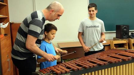 Imágenes de la escuela de música de Bera Isidro Fagoaga