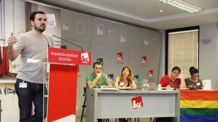 Garzón pide más visibilidad y reconocimiento para IU